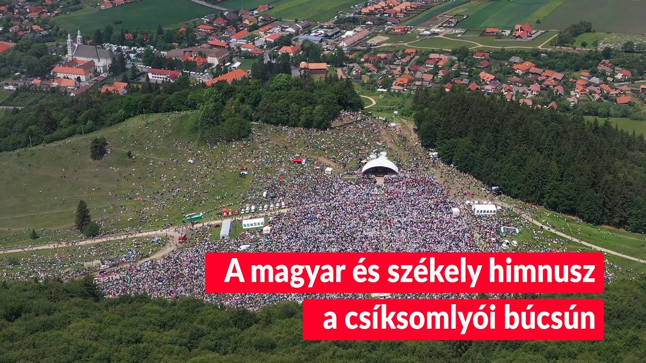 Így hangzott a magyar és a székely himnusz a csíksomlyói búcsún