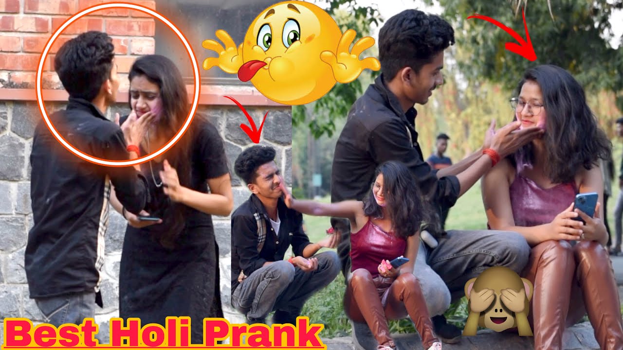 HOLI SPECIAL PRANK ON CUTE 🥰 GIRLS 😍||WiTH TWIST 😱||ONPUBLICPRANK