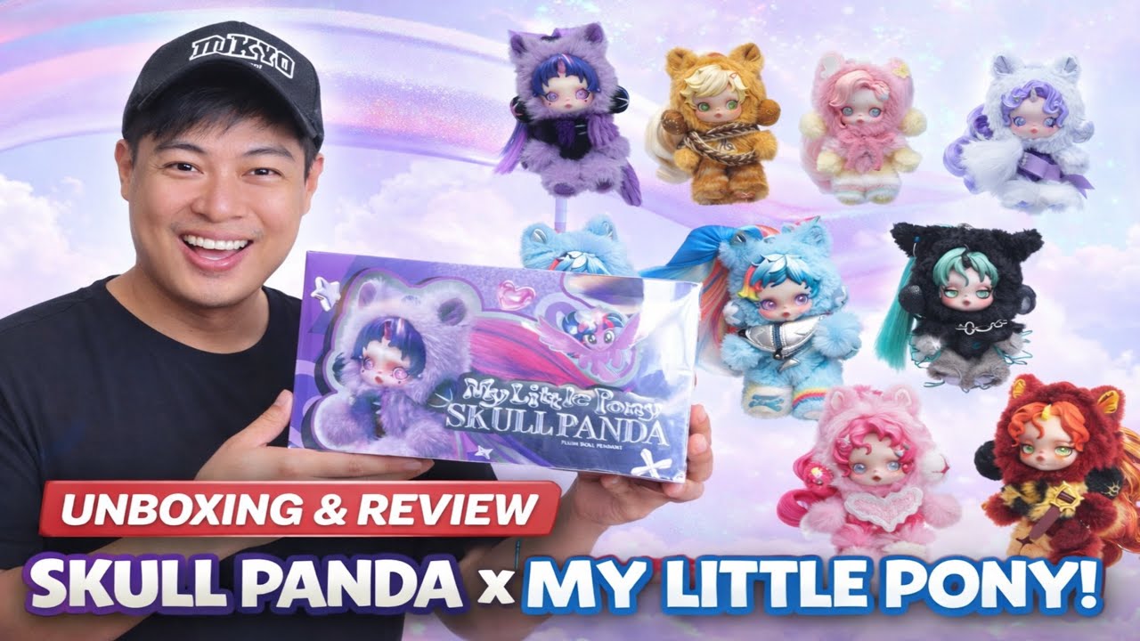 UNBOXING SKULL PANDA x MY LITTLE PONY PLUSH DOLL PENDANT! GUESS WHICH SECRET I PULLED AGAIN?!