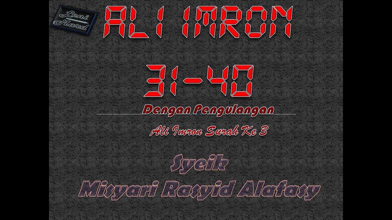 Ali Imron 31-40(Repeat)