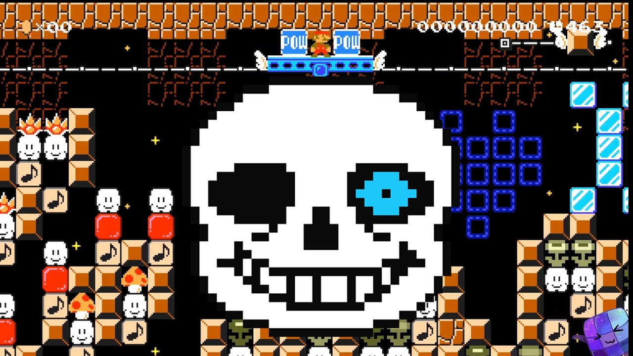 Super Mario Maker 2 🔧 Undertale Nyeh + Bonetrousle