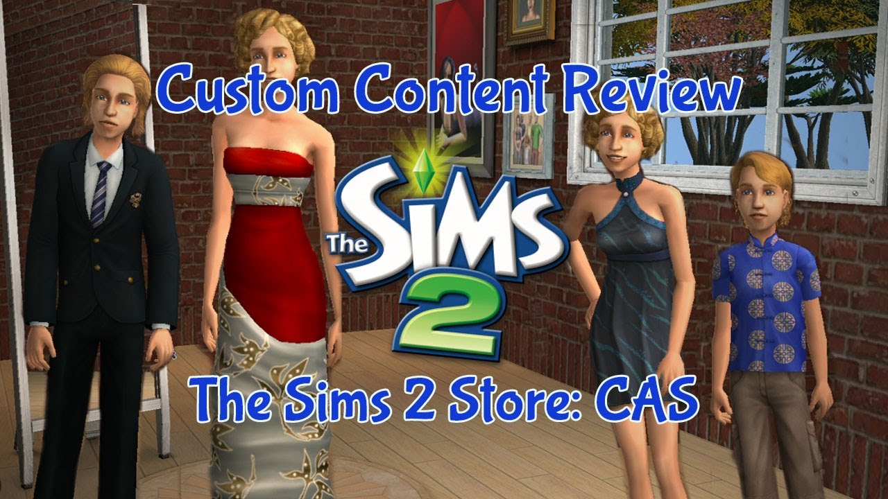 Custom Content Review: The Sims 2 Store Items (Create a Sim)