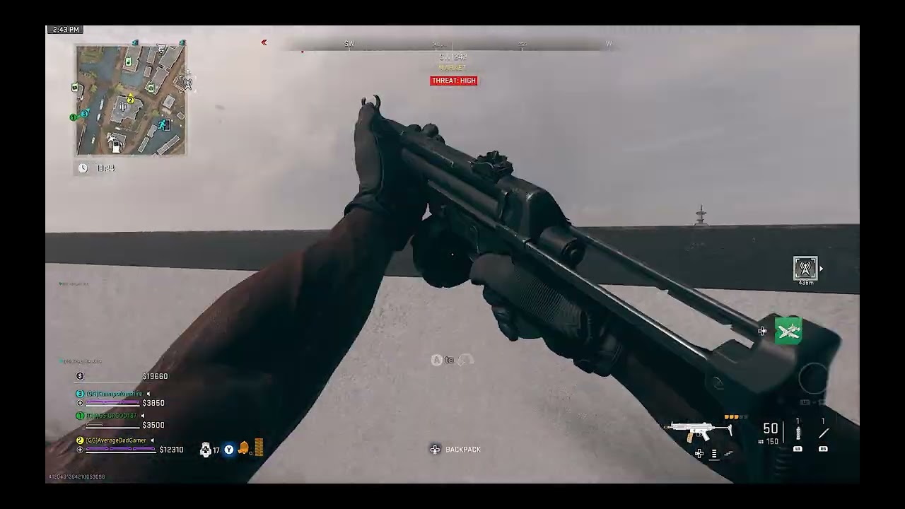 Vondel.  DMZ.  Pleasant lobby with a few kills and pickup.