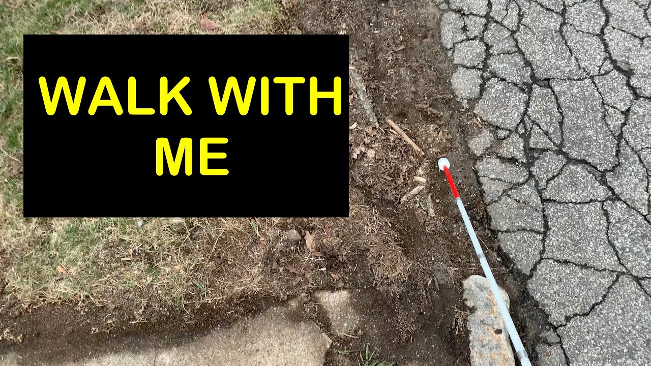 Walk With Me #1 - Demonstration from O&M Instructor - Walking Using a White Cane