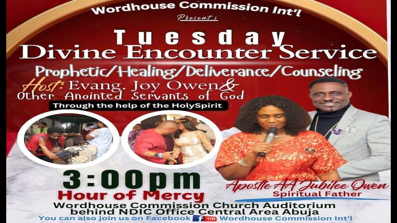 TUESDAY DIVINE ENCOUNTER SERVICE TAGGED 