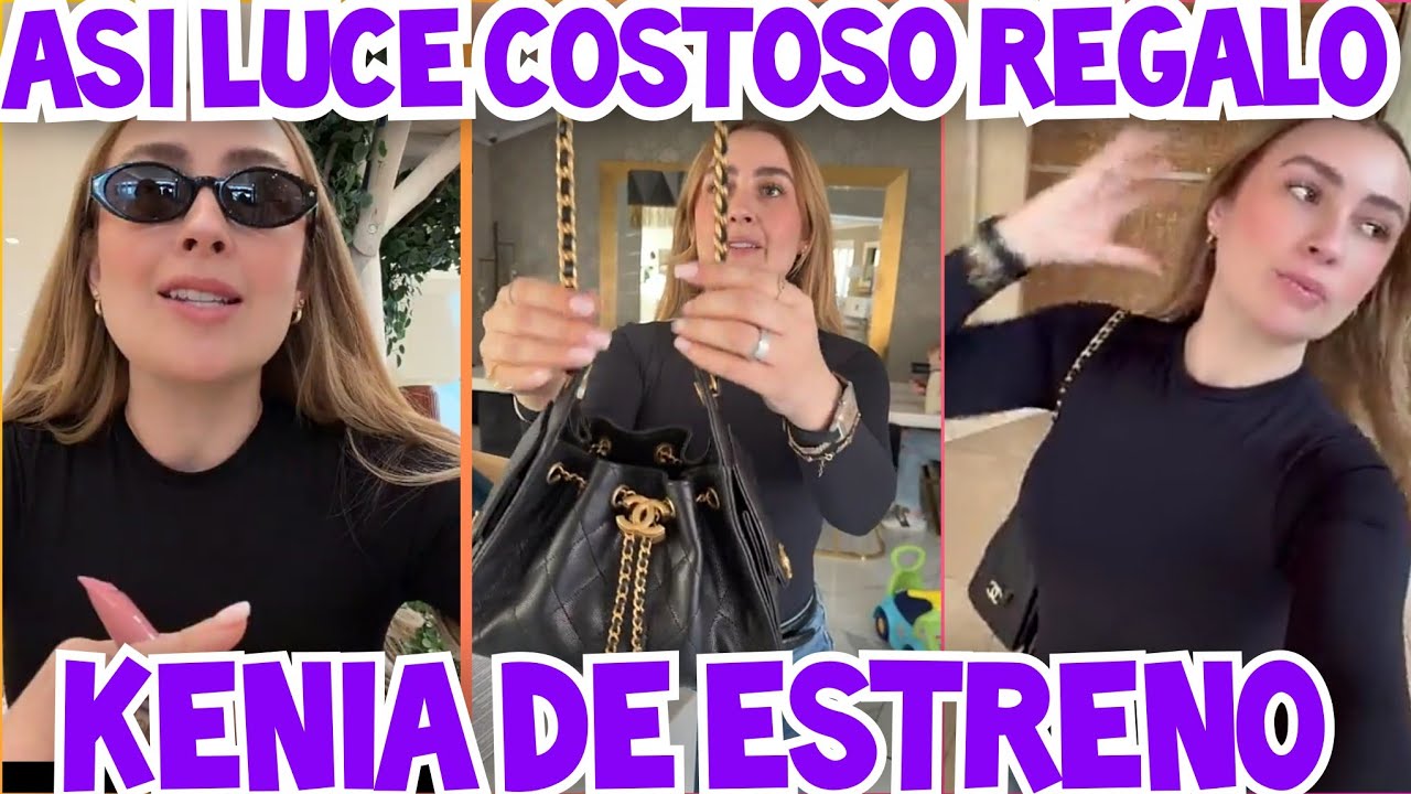 KENIA ESTRENA COSTOSO REGALO QUE LE DIO LARRY 