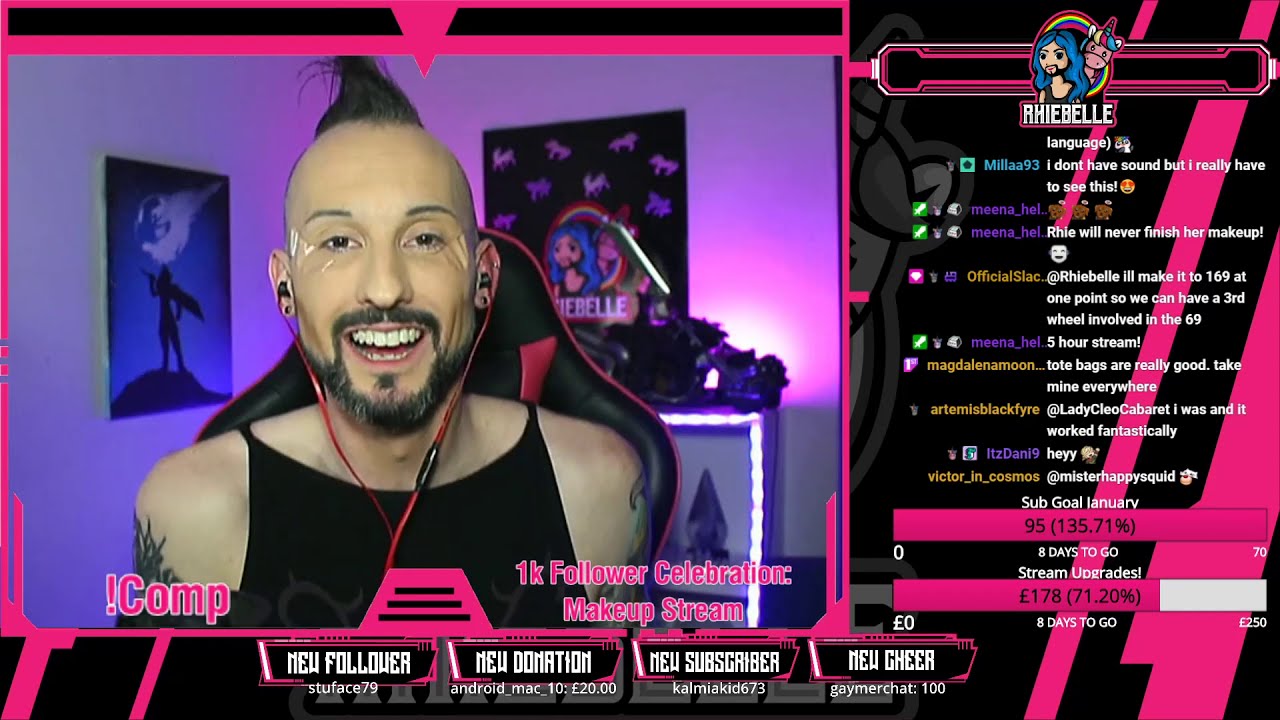 Dragformation! Rhiebelle Goes From Boy To Queen On Stream