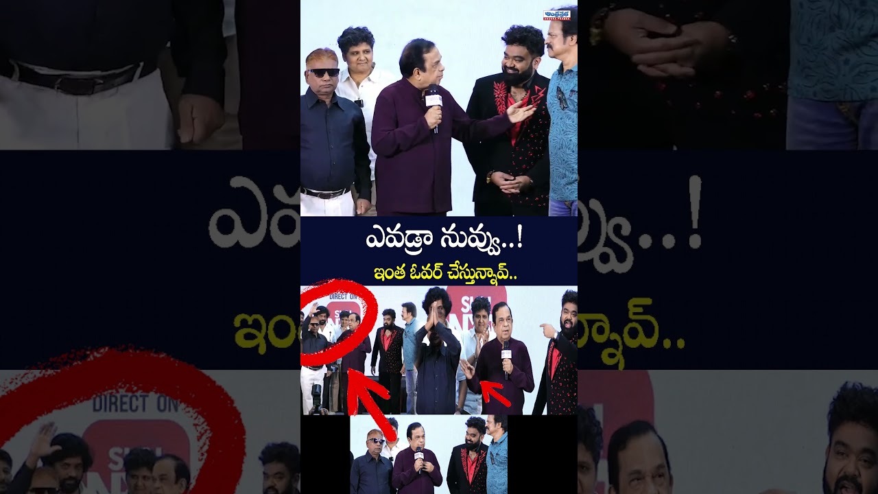 ఇంత ఓవర్ చేస్తున్నావ్..! | Brahmanandam Great Speech At Hangman Event | Andhra Prabha