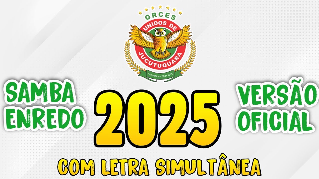 JUCUTUQUARA 2025 | Samba-enredo Oficial (com letra simultânea)