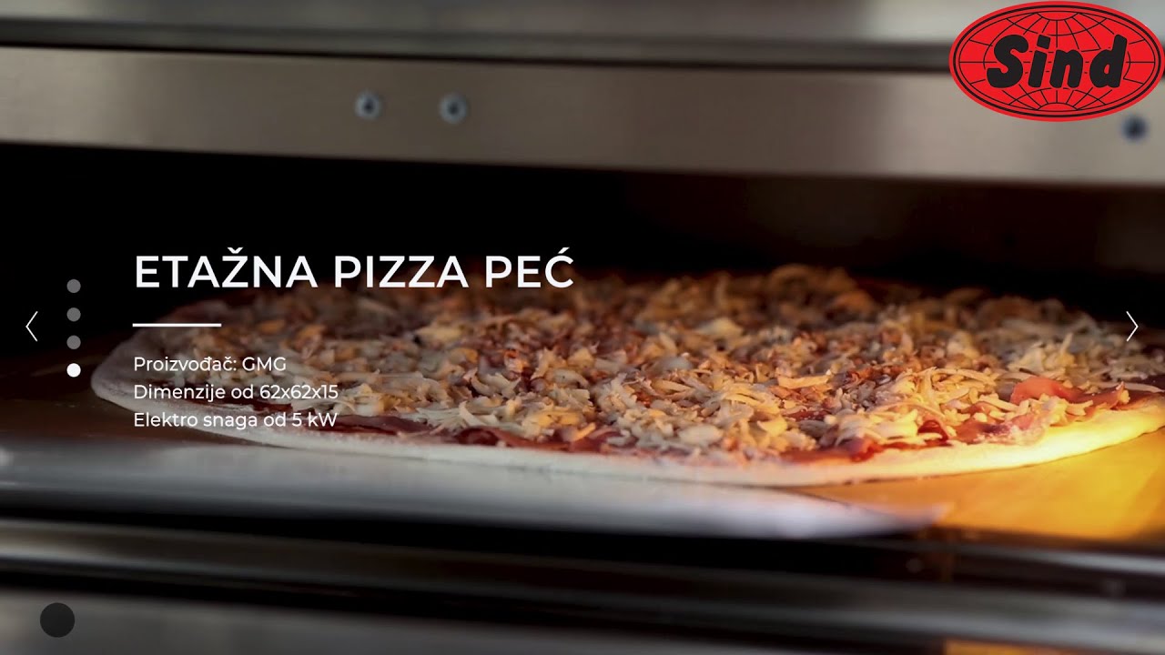 Pizza oprema Etažna pizza peć GMG