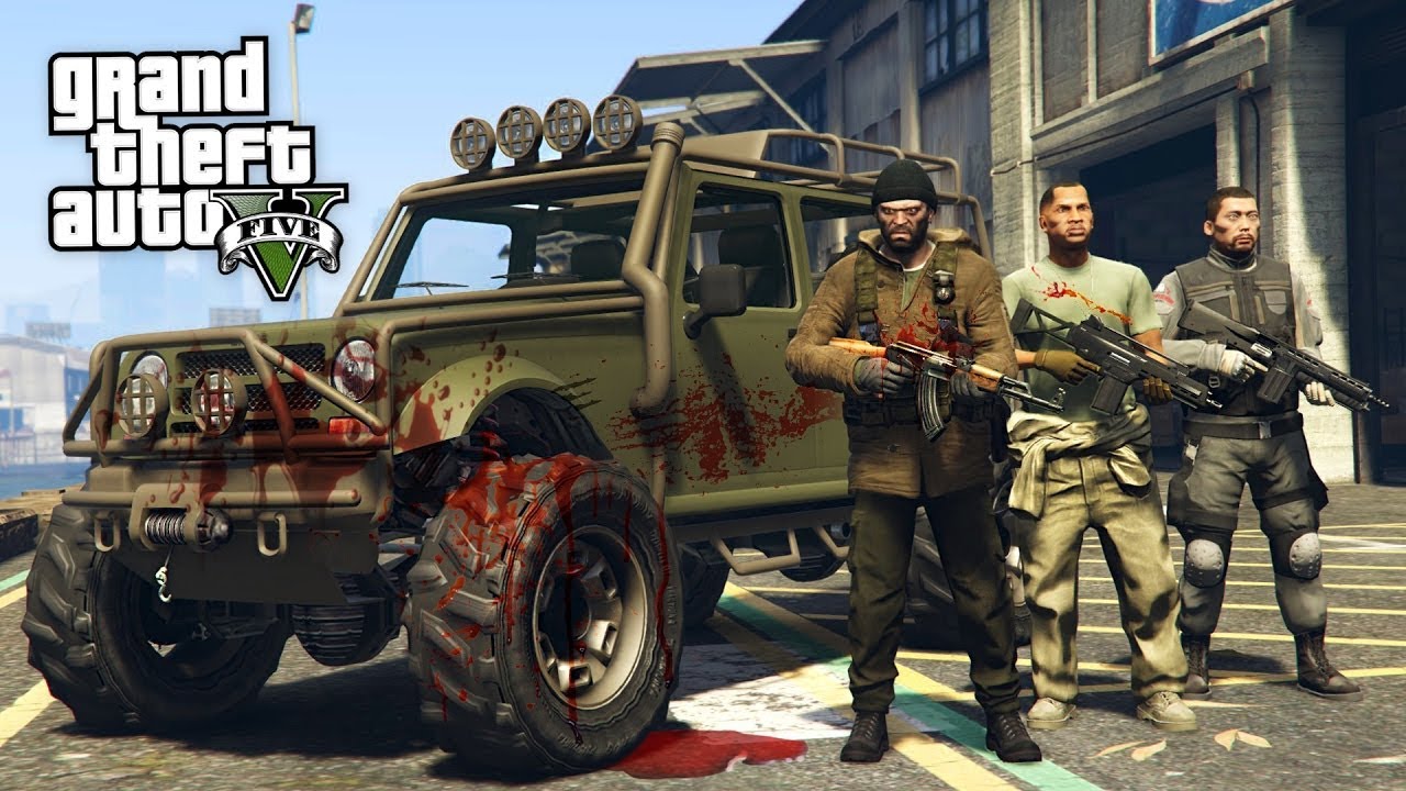 GTA 5 Зомби Апокалипсис #8 - ОХОТНИКИ НА ЗОМБИ! (ГТА 5 МОДЫ)
