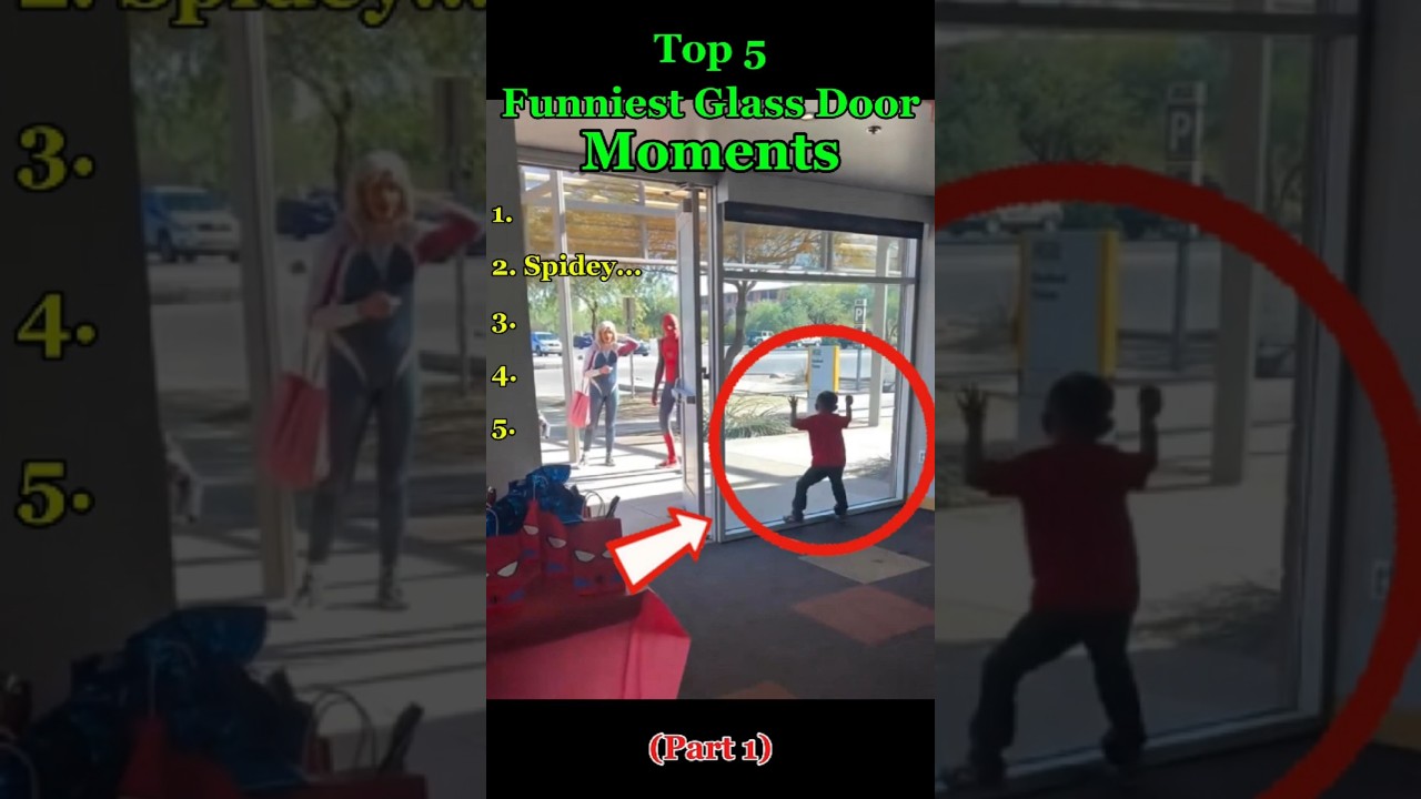 Funniest Glass Door Moments #viralvideo #funny #hilariousfails #shorts #funnymoments