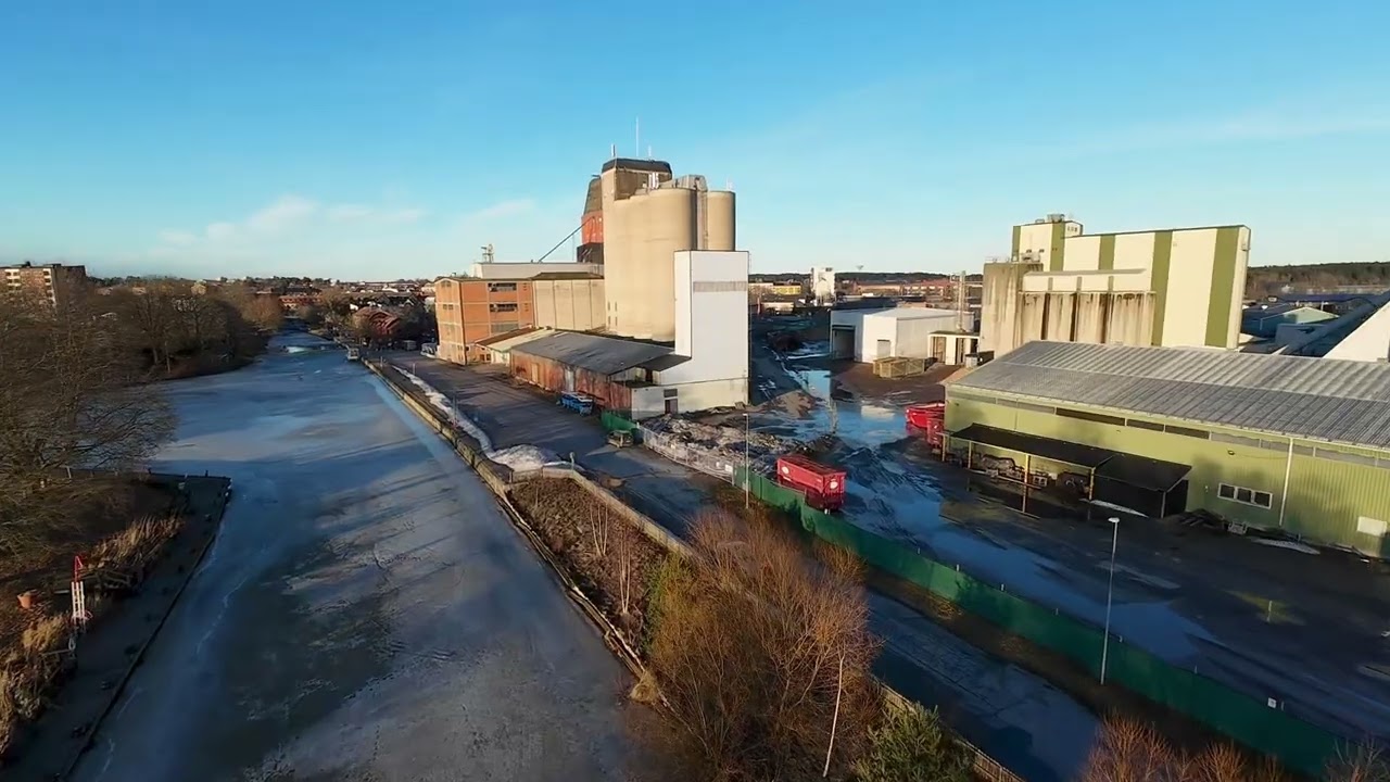 Dji avata2. Flygtur hamnen Enköping 2/3 2026.   