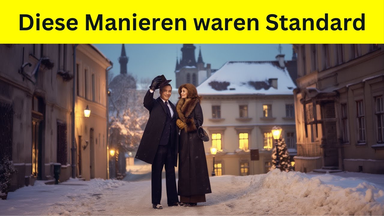 Damals Normal, heute undenkbar! 15 vergessene Manieren von früher