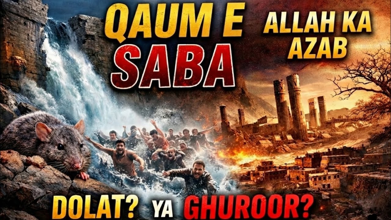 Allah Ne Qaum-e-Saba Ko Kaise Tabah Kiya? | قومِ سبا پر سیلاب کا عذاب 