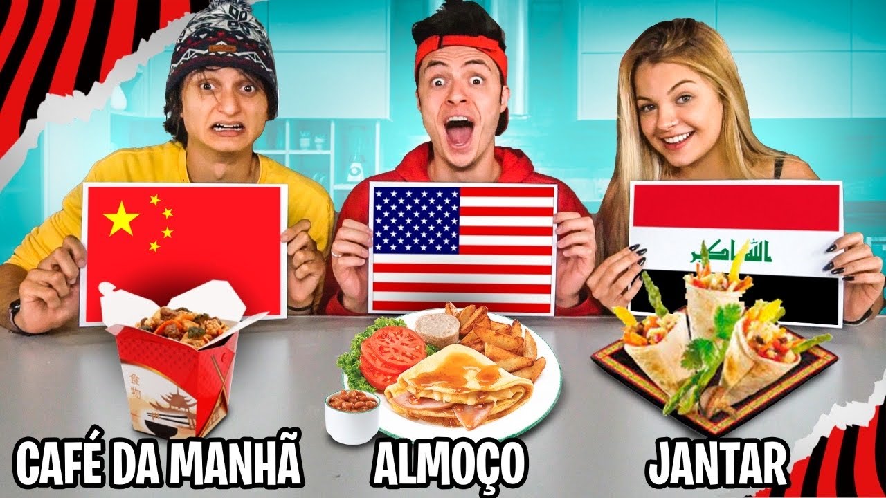CAFÉ DA MANHÃ, ALMOÇO OU JANTAR DOS PAÍSES, PARTE 2! - Desafio