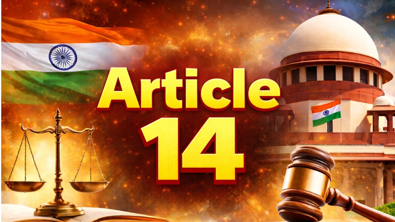 भारतीय संविधान का अनुच्छेद 14 | ARTICLE 14 | INDIAN POLITY |  BPSC | BIHAR DAROG | KUNDAN MISHRA SIR