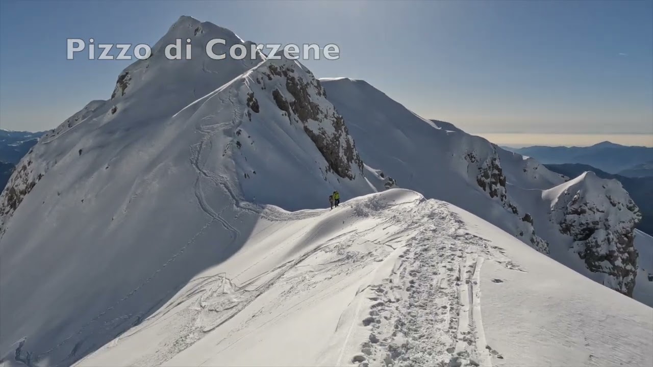 Pizzo Corzene (2224 m) via Grotta dei Pagani e Passo di Pozzera - 6 febbraio 2025