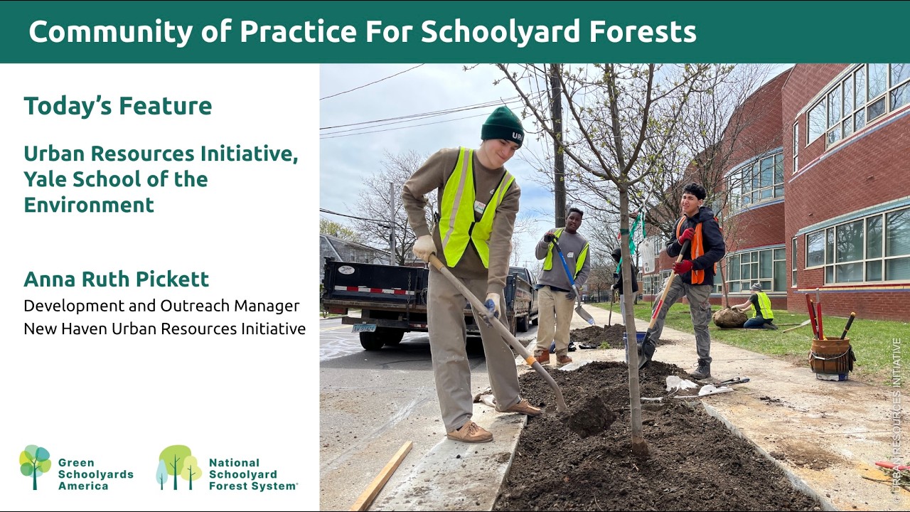 Community of Practice for Schoolyard Forests #18 - New Haven Urban Resources Initiative