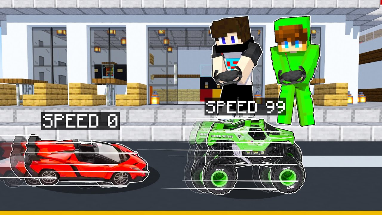 Nag KARERA Kami Ng RAMOTE CONTROL CARS Sa OMOCITY! SPORTS CAR VS MONSTER TRUCK! Minecraft (Tagalog)