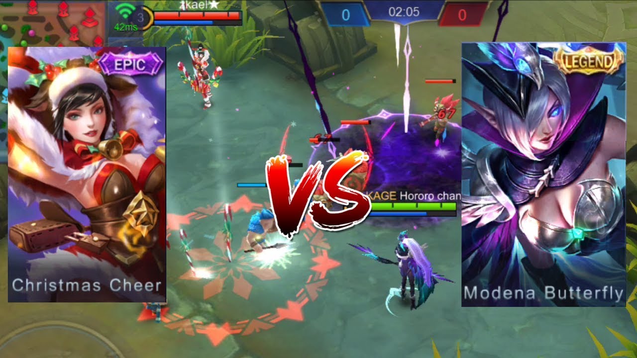 LEGENDARY SKIN MIYA VS  EPIC CHRISTMAS SKIN MIYA