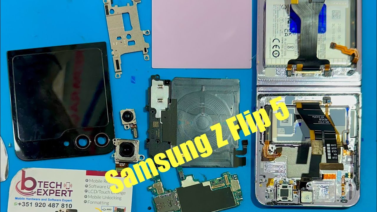 Samsung Z Flip 5 Water Damage Repair – Can It Survive After Getting Wet? 😱#samsungzflip5 