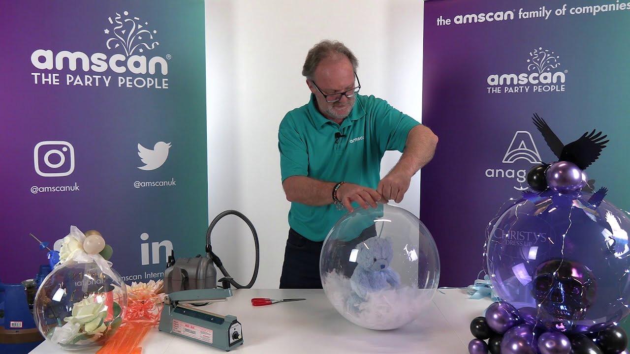 Резка и повторная герметизация воздушных шаров Crystal Clearz™