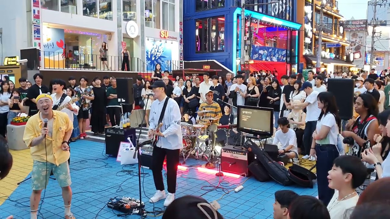 [STREET ARTIST] BLSG. INTERACTIVE HONGDAE BUSKING. 230708.