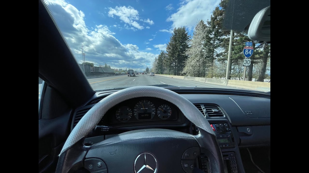 Driving the 2001 Mercedes-Benz CLK55 AMG Coupe