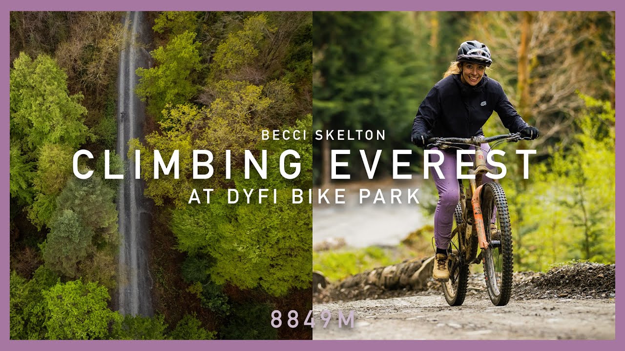 Climbing the Height of Everest on a Mountain Bike | Everesting at Dyfi Bike Park