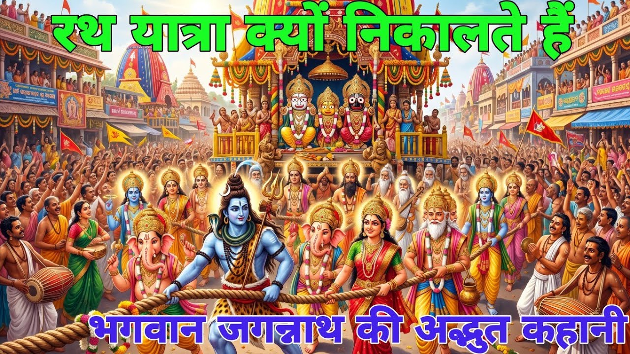रथ यात्रा क्यों निकालते हैं? भगवान जगन्नाथ की अद्भुत कहानी || Vidya Gyan Sagar
