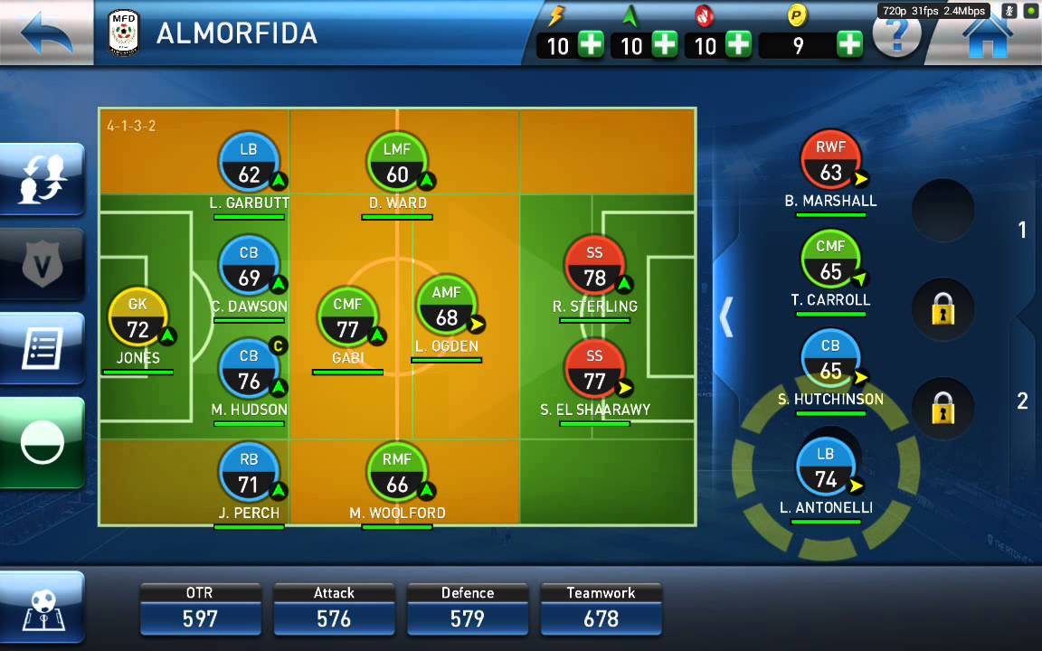 PES Club Manager-Android HD Gameplay (pt2)