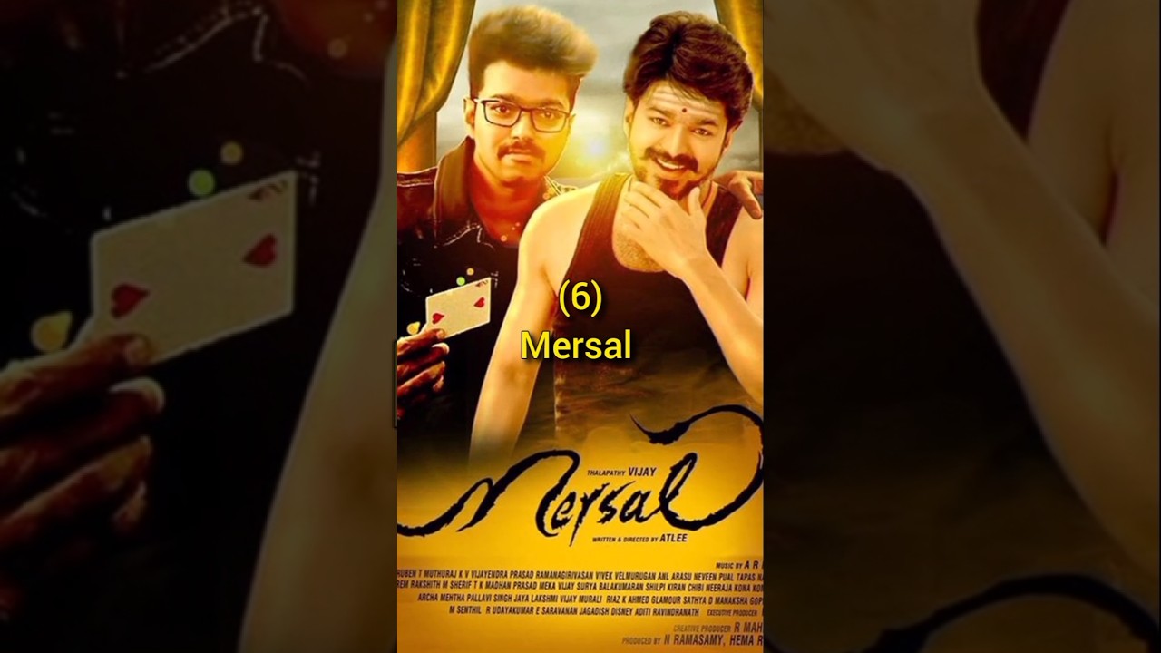 Thalapathy Vijay ki top 10 Movies #beast #vikram #shorts #bgm #blockbusterbeast #trending #viral