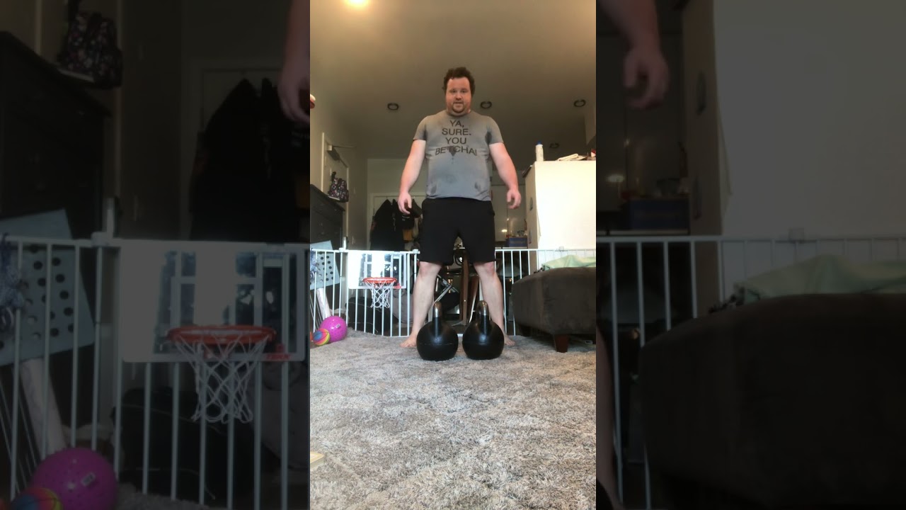 Geoff Neupert “Strong Enough” Standards 1/3: 10X5 Kettlebell Clean and Press in 20 minutes, 2X32kg