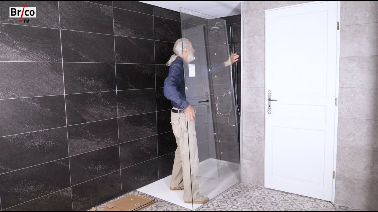 Installer une paroi de douche  - Tuto bricolage avec Robert