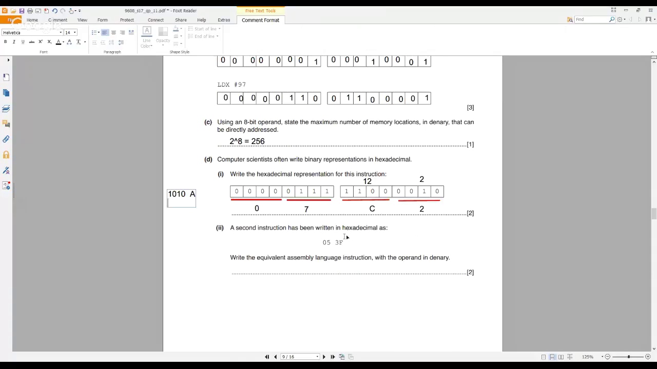 CIE AS Computer Science 9608 | S17 P11 | Solved Past Paper