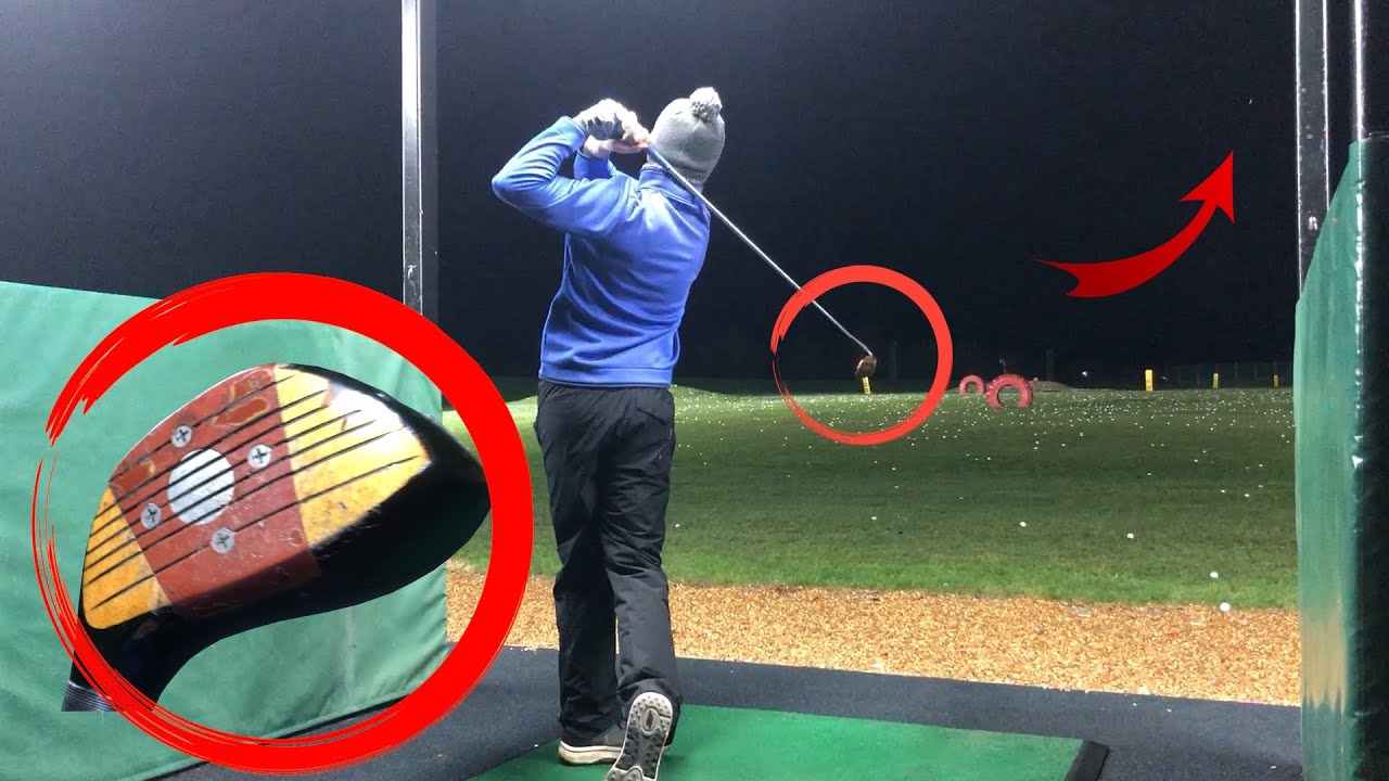 Driving Range Golf Swings With 1980s Clubs