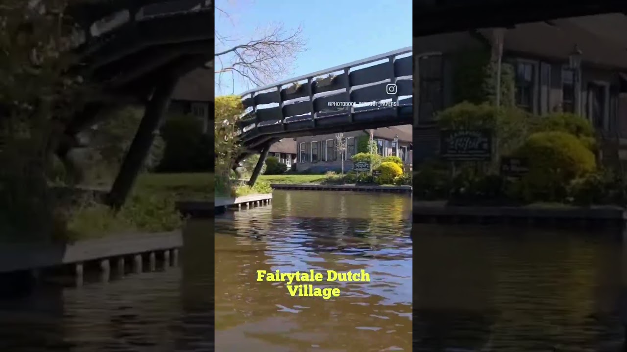 &bull; Venice of Netherlands &bull; #dutch  #giethoorn #venice #netherlands
