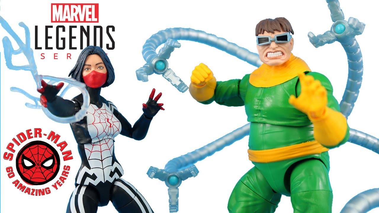Marvel Legends 2-pack TEIA DE SEDA (SILK) & DOUTOR OCTOPUS - Review e Comparativo