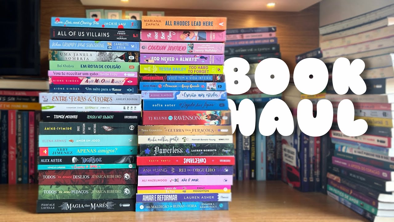 ✨BOOK HAUL DE JULHO || tudo que recebi/comprei no mês de julho🛍️