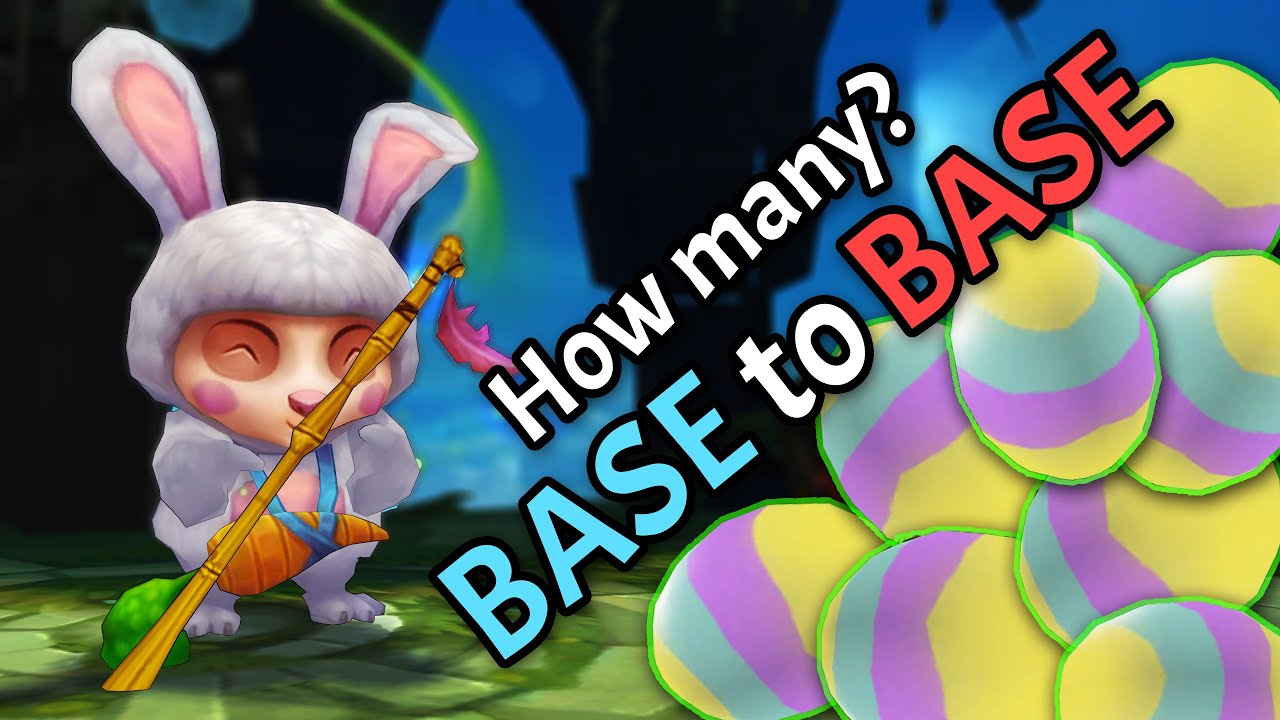 How many eggs fit from BASE TO BASE? ¦ Easter Special