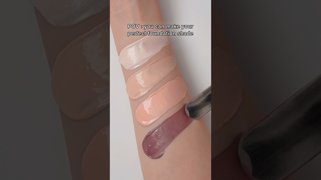 Can’t figure out your perfect foundation shade? Try this🤩 