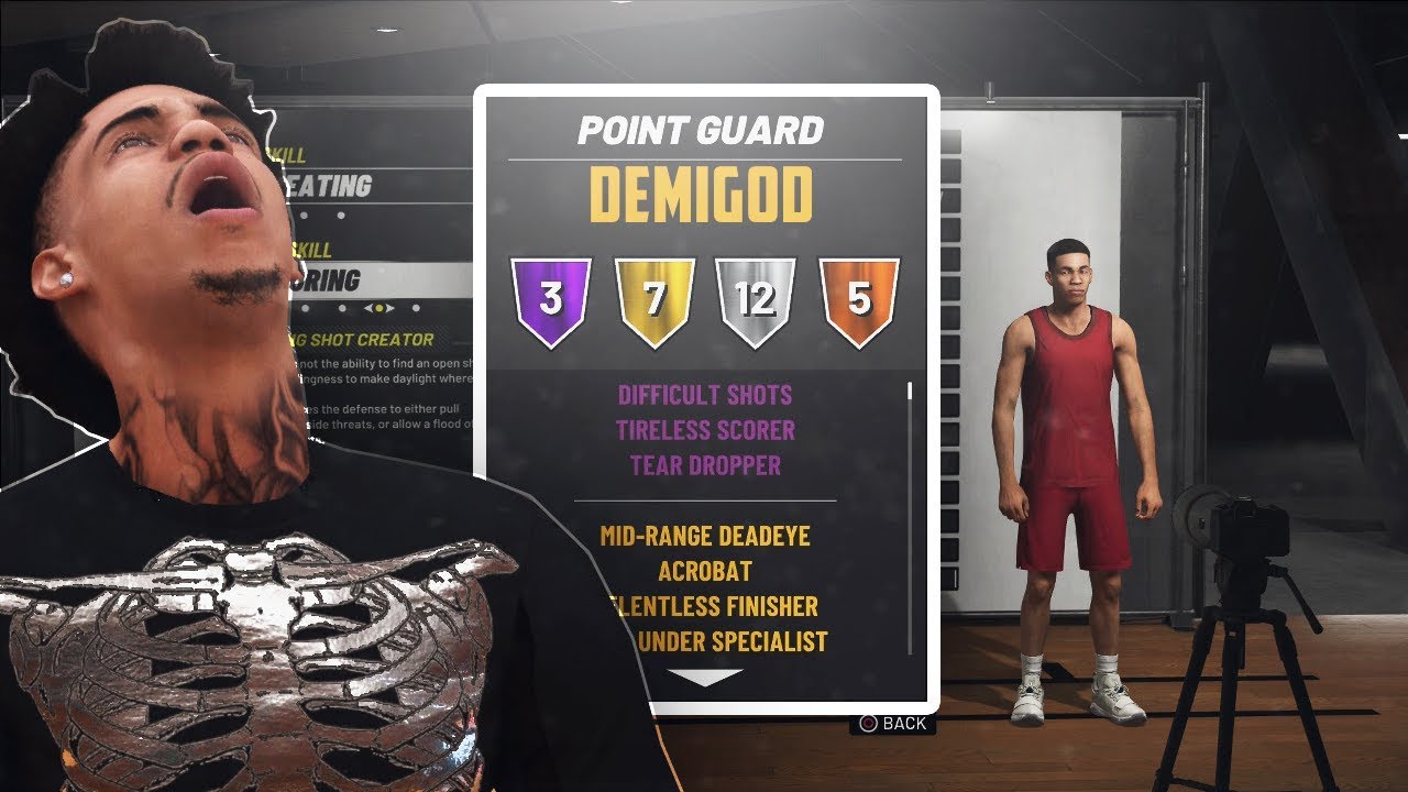 I created the Weirdest Demigod BUILD on nba 2k19 but it turned out OVERPOWERED..