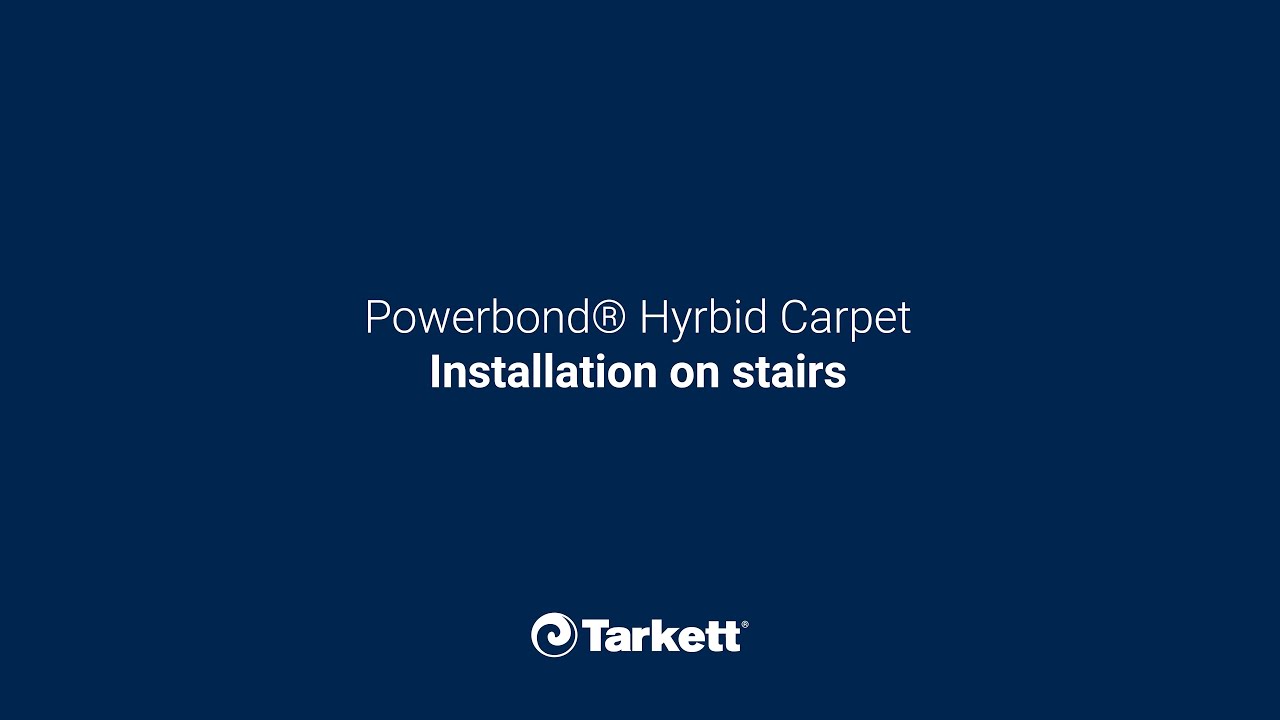 How to Install Powerbond® Hybrid Carpet on Stairs