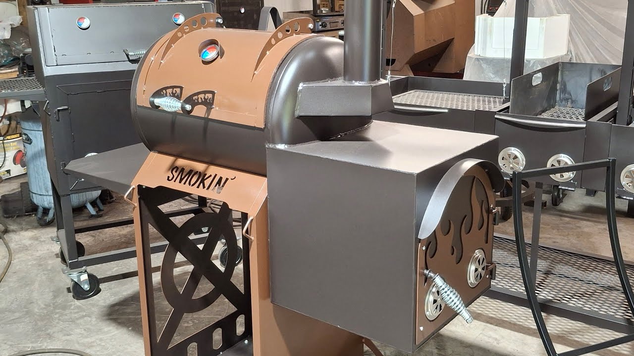 Diy bbq smoker from an air compressor