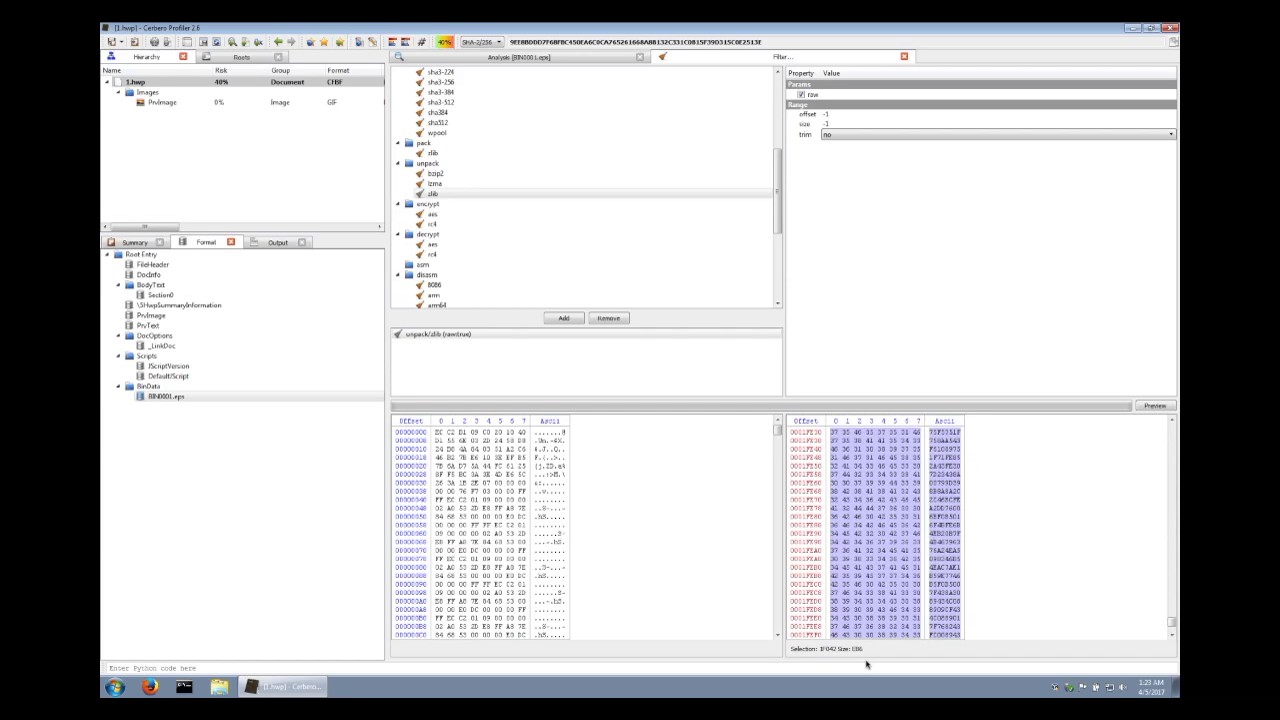 Analyzing Data From HWP Files