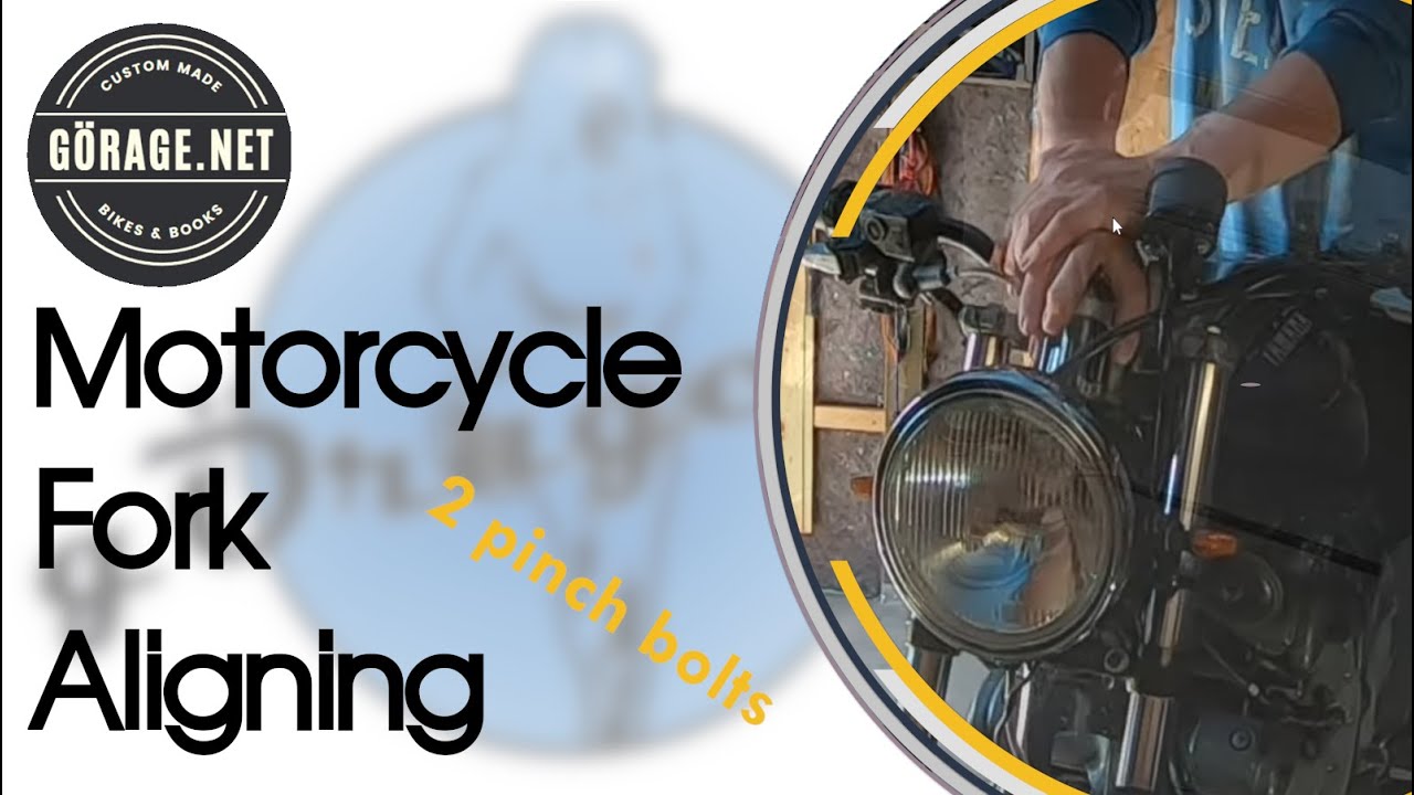 Motorcycle Fork Alignment - 2 Pinch Bolts (e.g. Yamaha XJ 600)