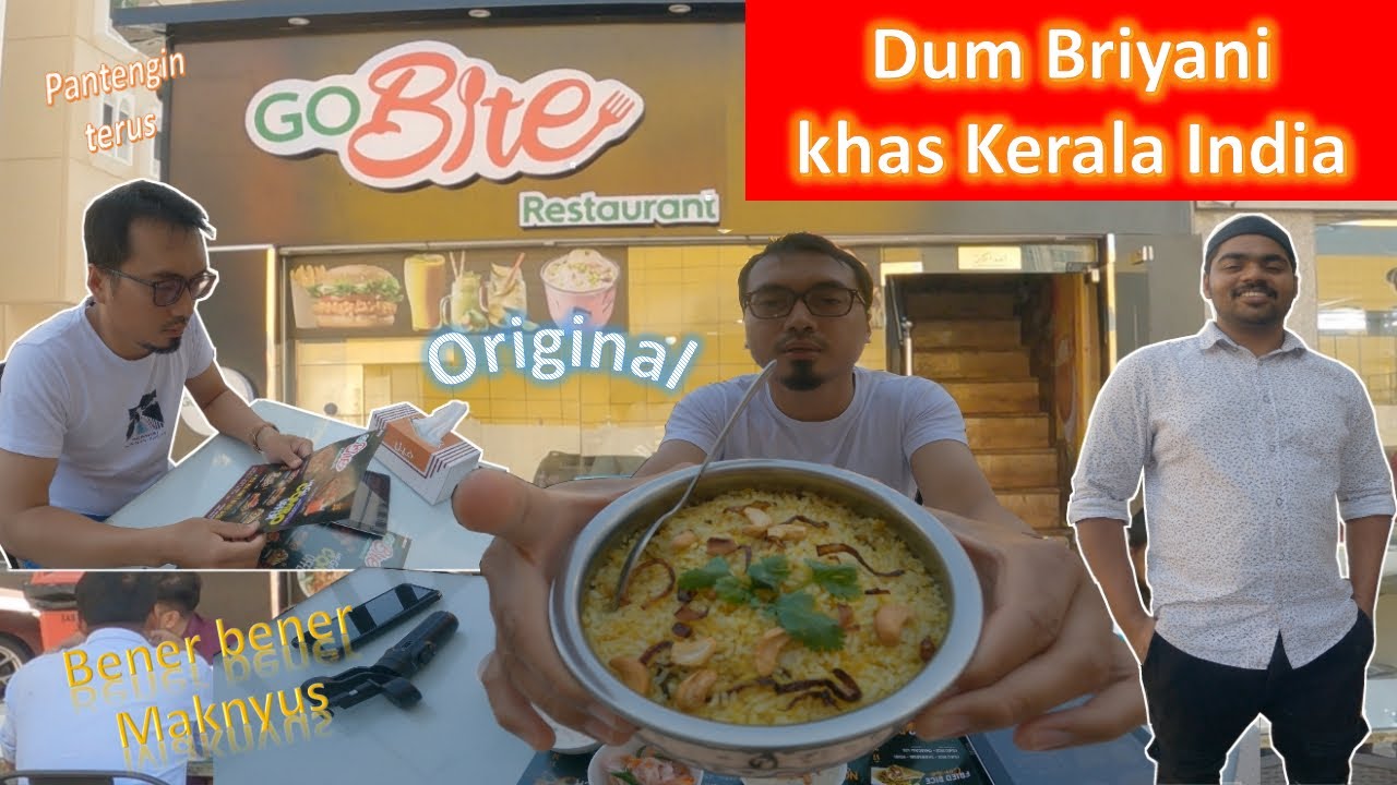 Abu Dhabi Vlog | Makan di Abu Dhabi kota | Makan Nasi Briyani asli Kerala India | Go Bite Restaurant