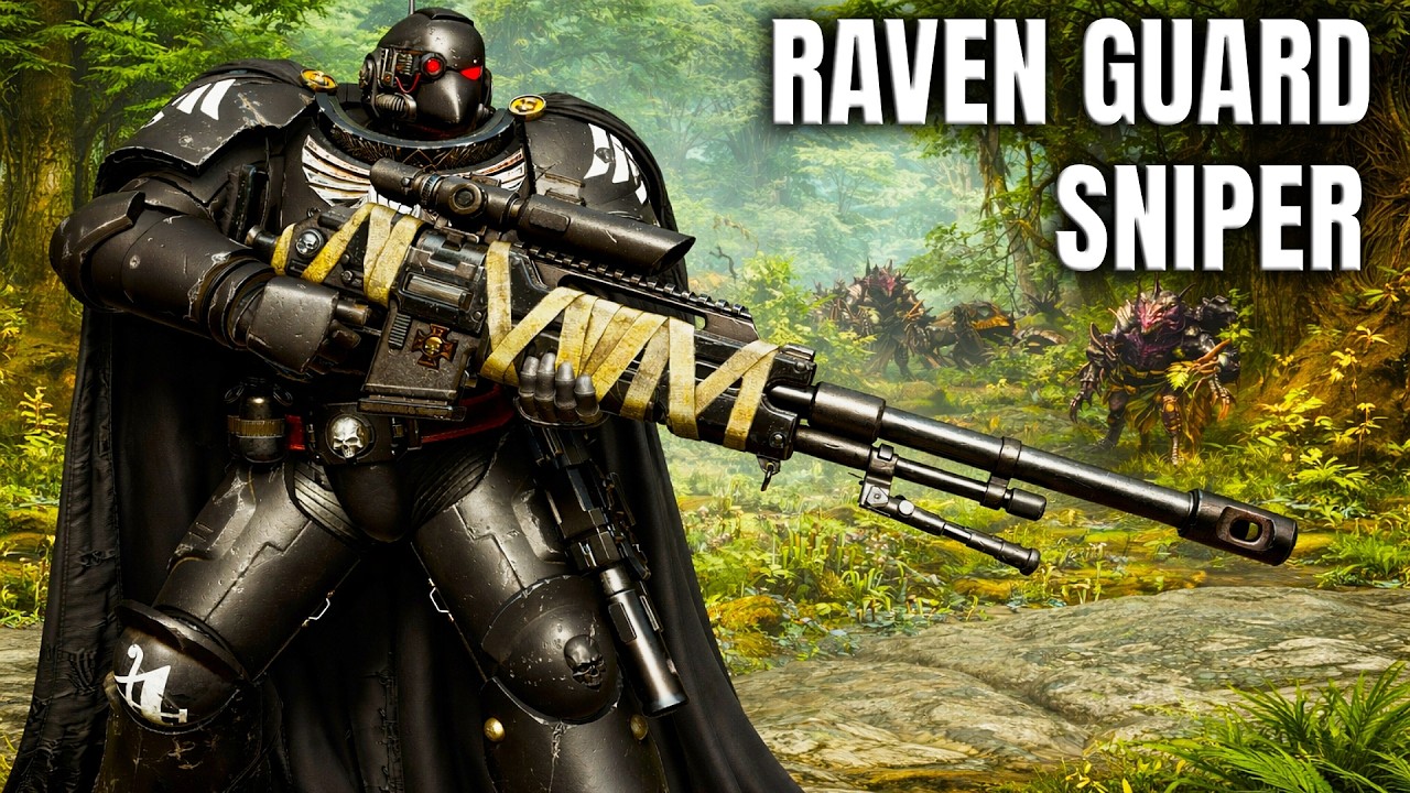 RAVEN GUARD SNIPER UNLEASHED — Heroic Bolt Sniper Rifle vs Tyranids | Space Marine 2 (4K, Mod)