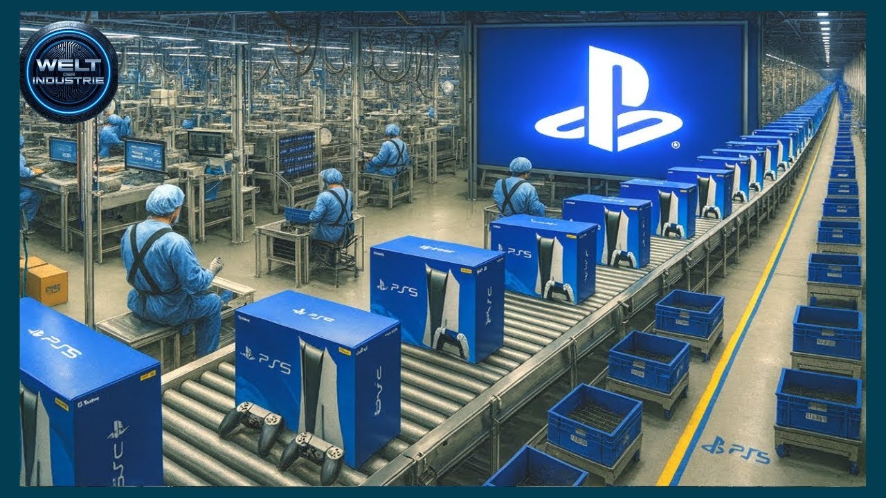Wie der PlayStation 5 in Fabriken hergestellt wird,in denen Millionen von Konsolen produziert werden